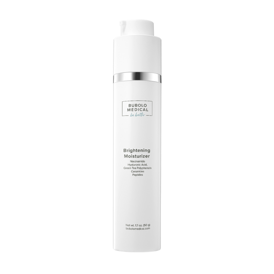 brightening moisturizer with niacinamide and hyaluronic acid for hydration and anti-aging care